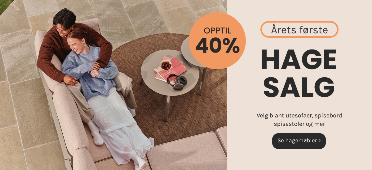 Årets hagemøbler er i gang