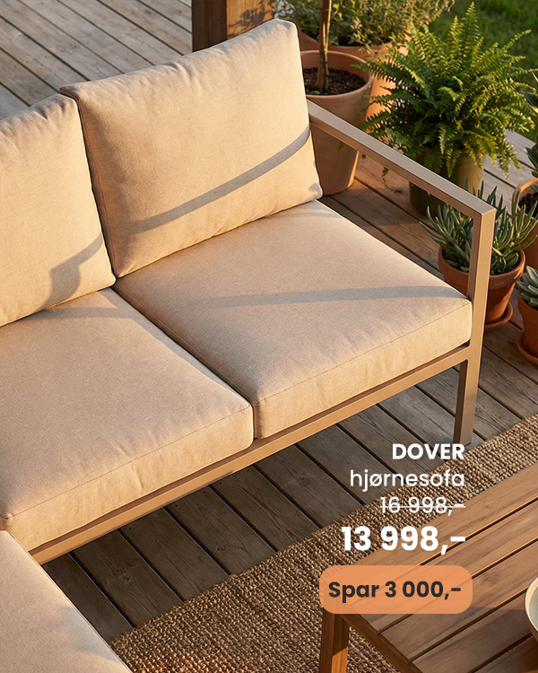 Utesofaer på tilbud