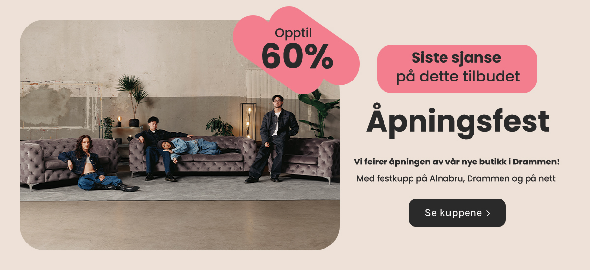 Åpningsfest - Sise sjanse på dette tilbudet