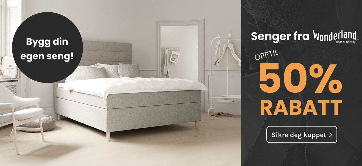 Senger fra Wonderland til 50%