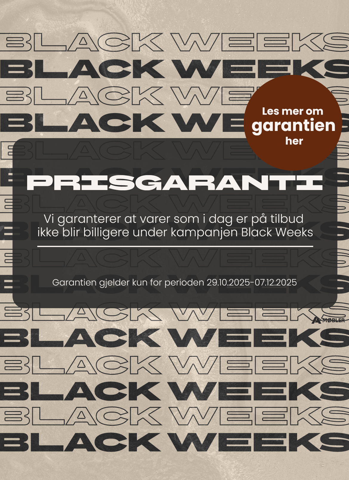 Prisgaranti for Black Weeks