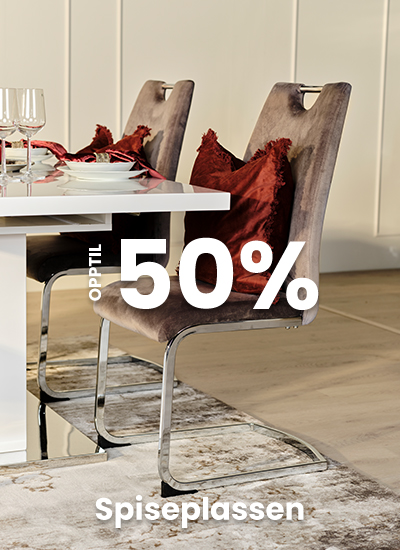 Spisebord med store rabatter