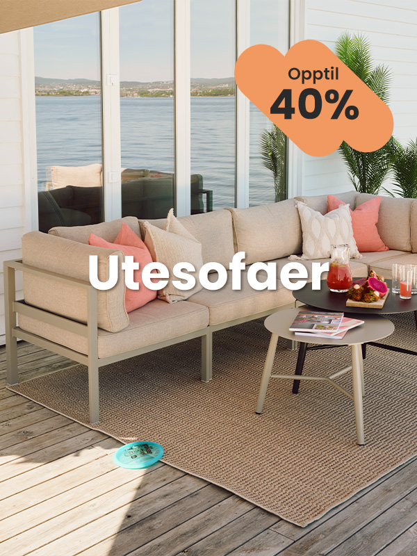 Utesofaer til gode priser