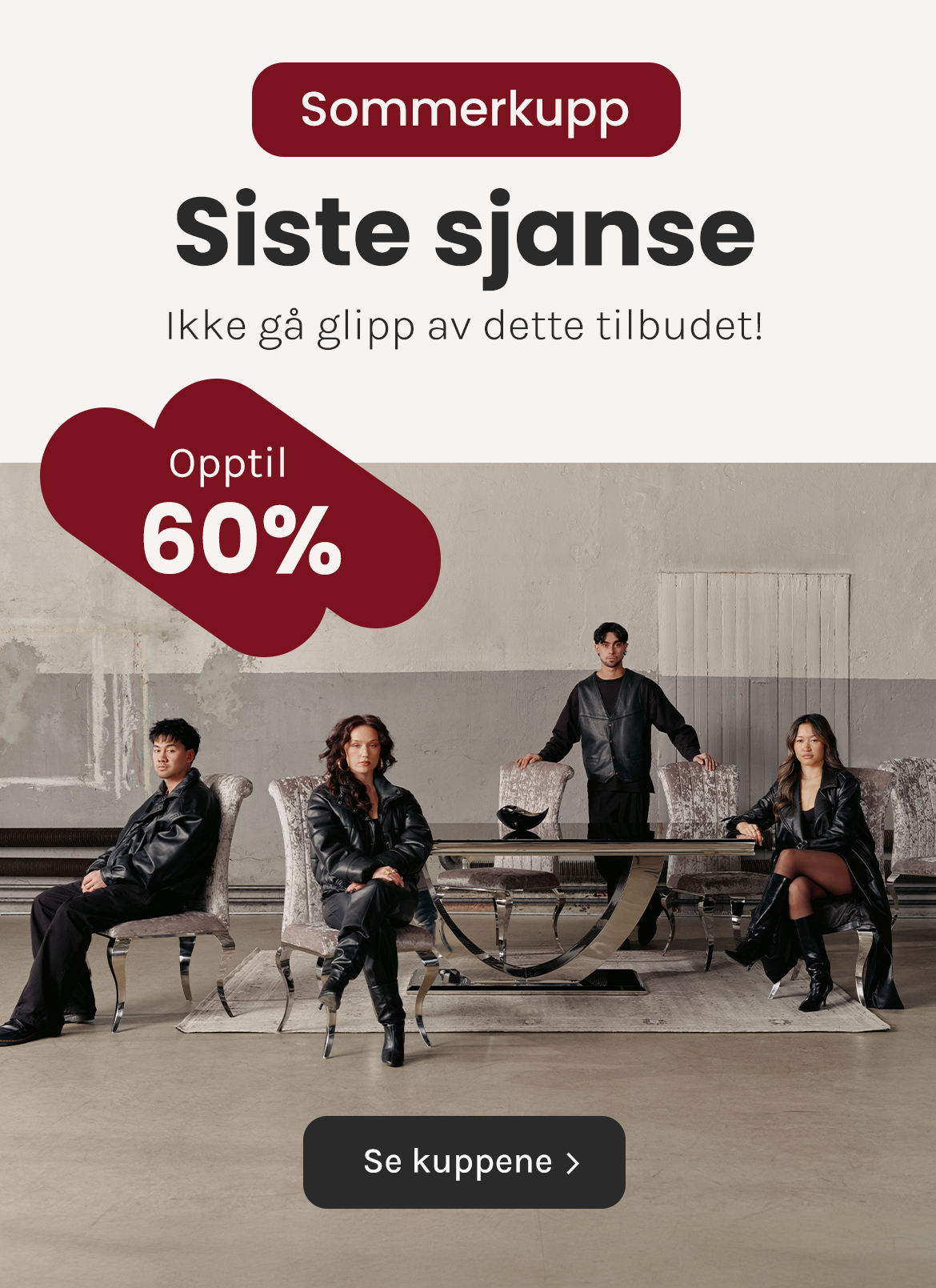 Sjekk sommerkuppene - Opptil 60% rabatt