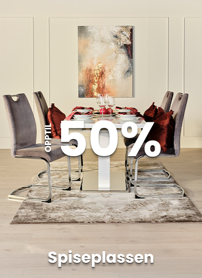 Spisebord med store rabatter