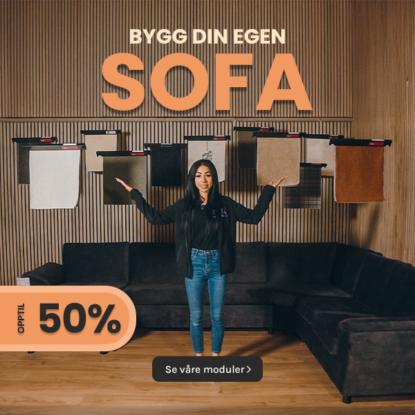 Se byggbare sofasystemer til 50%