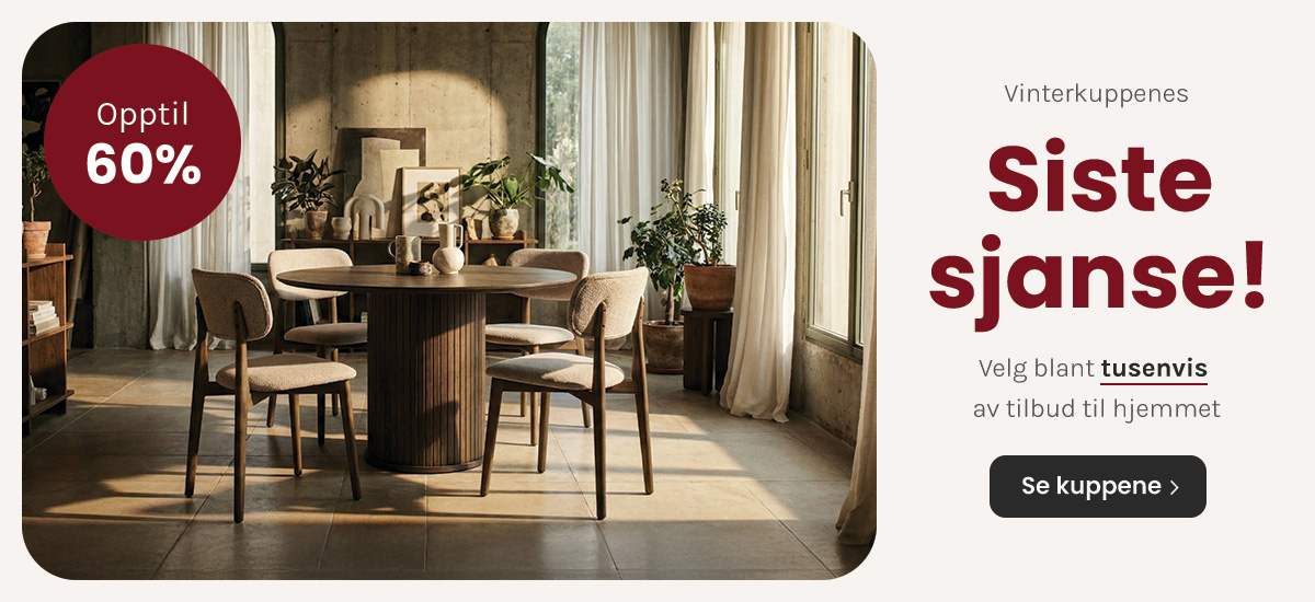 Vinterkupp med opptil 55% rabatt