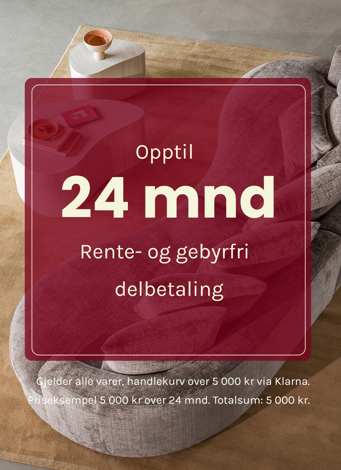 Rente og gebyrfri delbetaling med Klarna