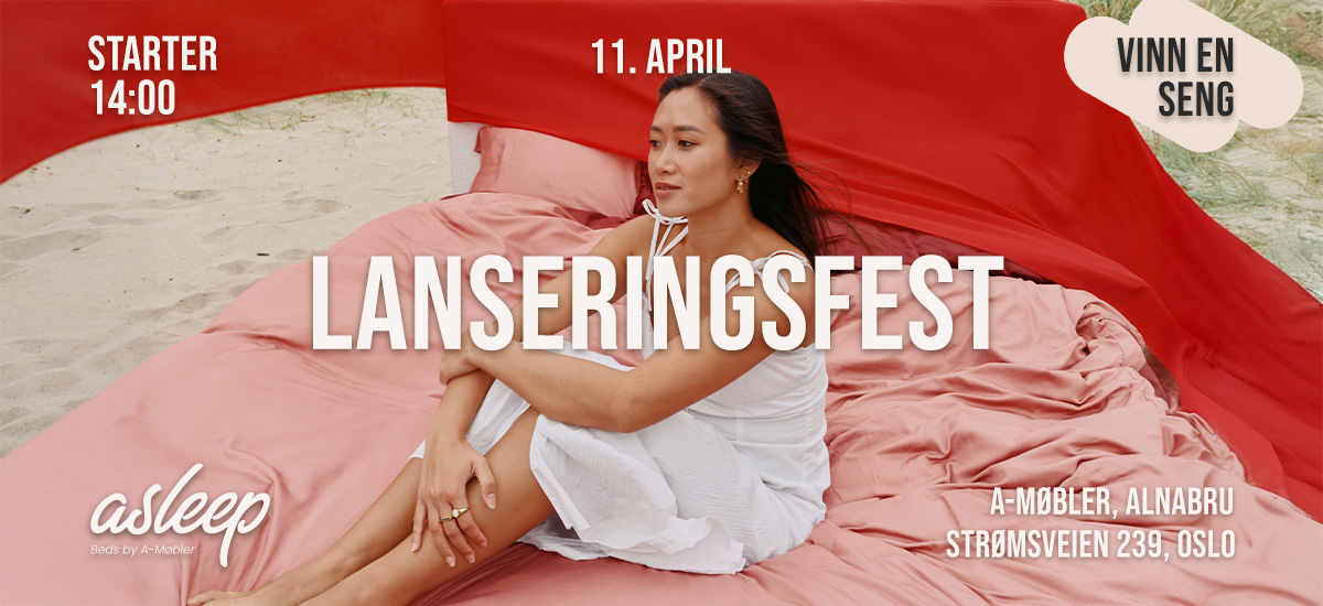 Asleep lanseringsfest vinn en seng
