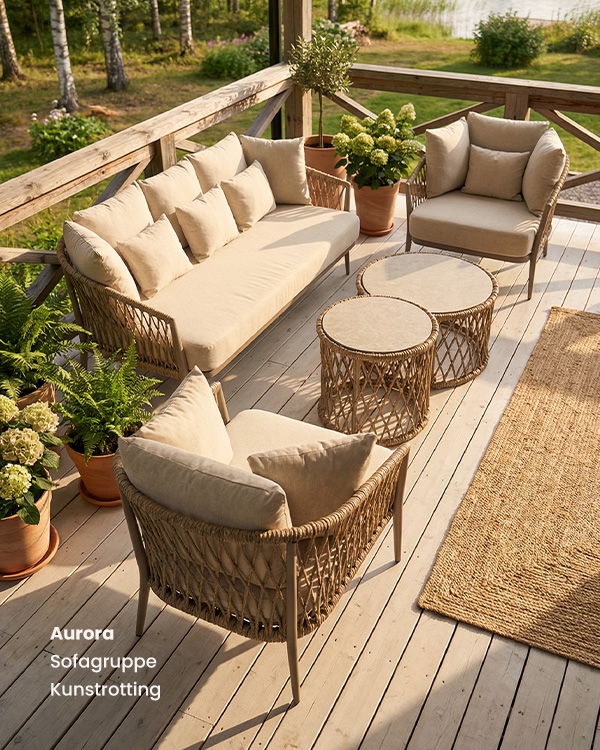 Aurora Sofagruppe til uteplassen