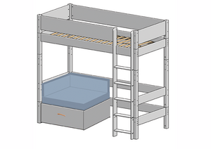 Manis-h Fenris Barneseng (Med Sofa)
