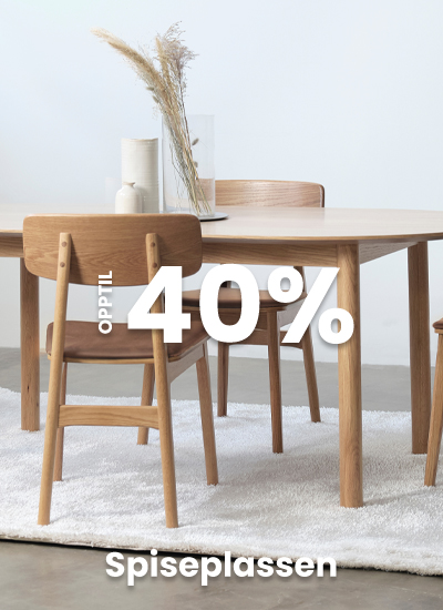 Spisebord med store rabatter