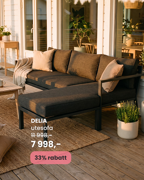 Delia Utesofa til uteområdet