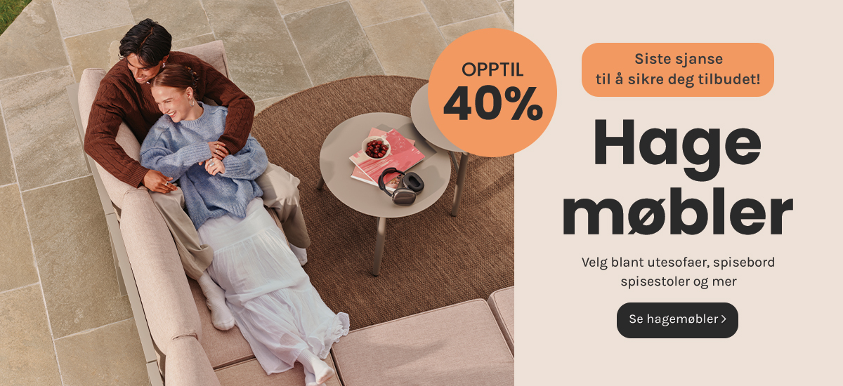 Årets hagemøbler er i gang