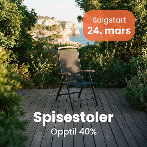 Spisestoler til hagen