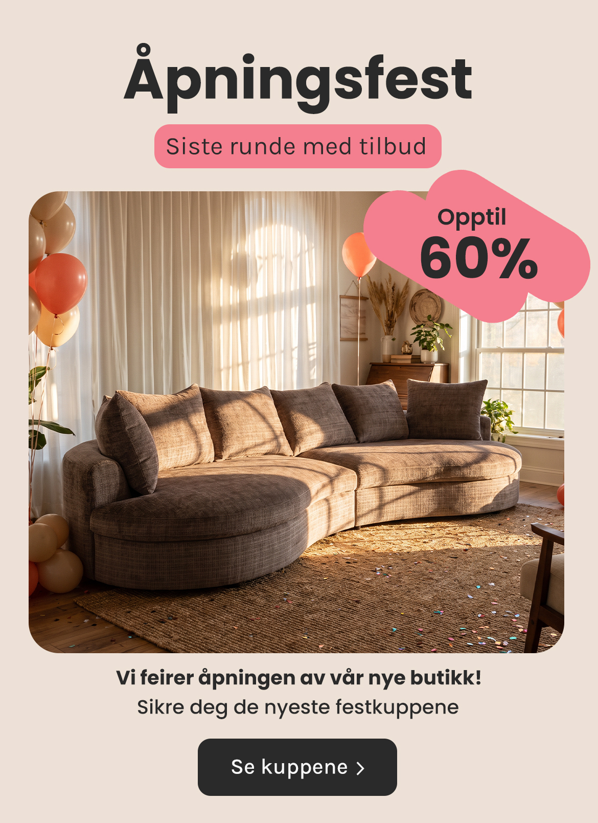 Åpningsfest - siste runde med tilbud