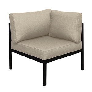 Sort Med Beige Puter