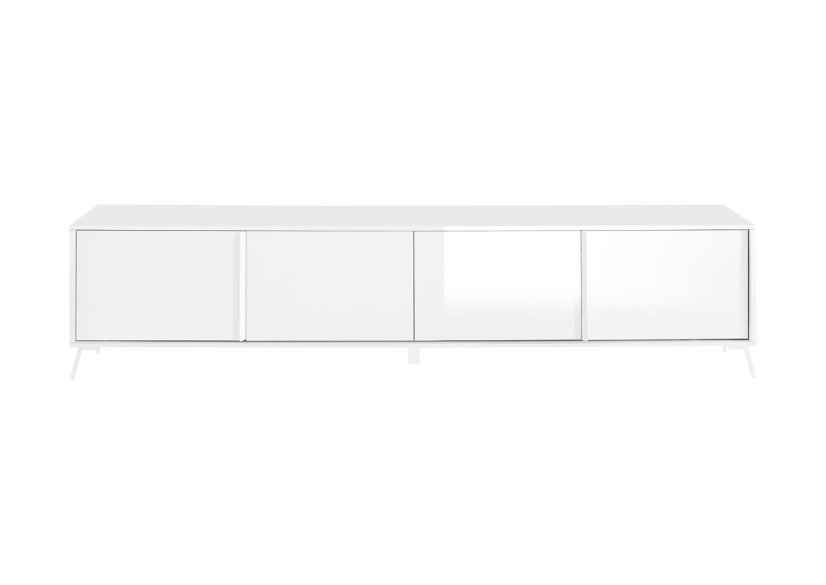 Tv-Benk Hill Hvit 158X40X47 Cm Heltre Furu