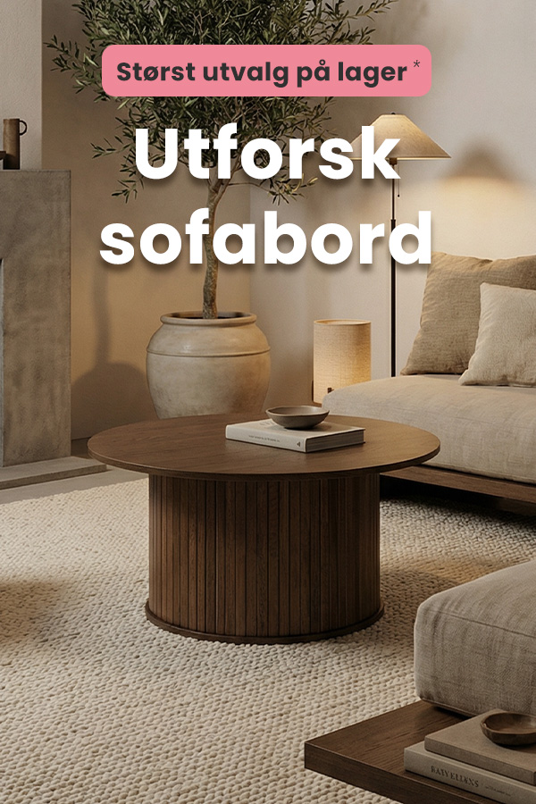 Utforsk et av byens største utvalg sofabord på lager her